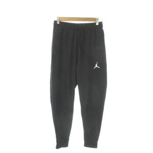 ナイキ NIKE AIR JORDAN スウェットパンツ S 黒 ブラック 無地 ドローストリングウエスト リブ裾 /AO40 ■GY99 メンズ