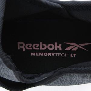 リーボック Reebok スニーカー シューズ 靴 24cm グレー ピンク スリッポン クロスバンド プルタブ /SX ■GY99 レディース