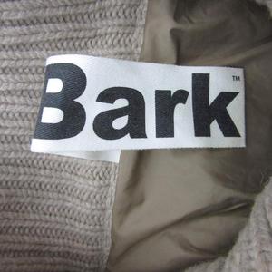 バーク Bark ニットジャケット 上着 ミドル丈 M ベージュ スタンドカラー トグルボタン /SM27 ■GY99 メンズ