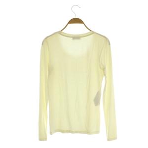 プラダ PRADA Tシャツ カットソー 長袖 Uネック S オフホワイト /MY ■OS ■GY06 レディース