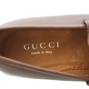 グッチ GUCCI ホースビット ローファー レザー 37 24.0cm 茶 ブラウン 101 6105 /MI ■GY50 レディース