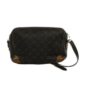 ルイヴィトン LOUIS VUITTON M45244 ナイル ショルダーバッグ モノグラム 斜めがけ PVC レザー ロゴ 茶 ブラウン ■GY99 /MQ ■OH レディース
