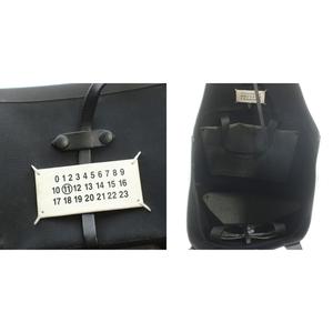 マルタンマルジェラ 11 Martin Margiela 11 フォールドオーバートートバッグ ヘリンボーン レザー S35WC0133 グレー /MW ■GY20 メンズ