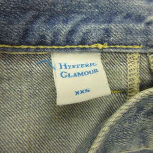 ヒステリックグラマー HYSTERIC GLAMOUR デニム ジーンズ XXS 青 ブルー ハーフパンツ カーゴポケット /KK ■GY06 レディース
