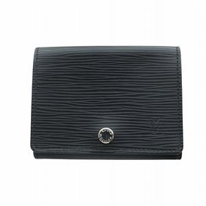 ルイヴィトン LOUIS VUITTON エピ アンヴェロップ カルト ドゥ ヴィジット M56169 カードケース ロゴ レザー 黒 ブラック /MQ ■OH メンズ