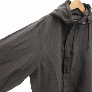 アールニューボールド R.NEWBOLD フーデッドジャケット フード ウール シルク混 M グレー /UD メンズ