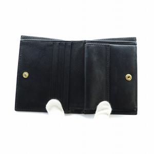 新品未使用　MARNI 黒 二つ折りウォレット　財布　スムースレザー MARNI - 新品未使用 MARNI 黒 二つ折りウォレット 財布 スムースの通販