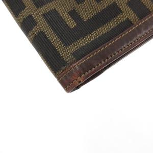 フェンディ マイクロ トリフォールド ウォレット ブラウン 折り財布 ズッカ柄 FENDI ズッカ柄 コンパクト財布 二つ折り✨ 【公式通販】