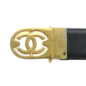 シャネル CHANEL ベルト バックル レザー ココマーク ゴールド金具
