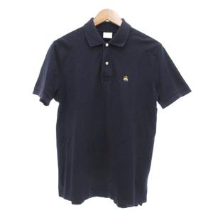 ブルックスブラザーズ BROOKS BROTHERS ORIGINAL FIT ポロシャツ 半袖 ロゴ刺繍 XS ネイビー /UO メンズ