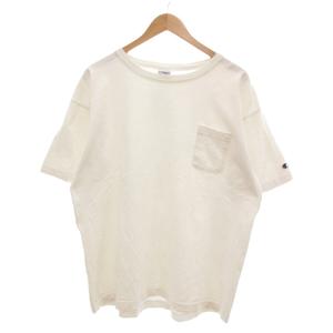 チャンピオン CHAMPION T1011 Heavy Weight Jersey ポケットTシャツ 半袖 USA製 XL ホワイト /UO メンズ