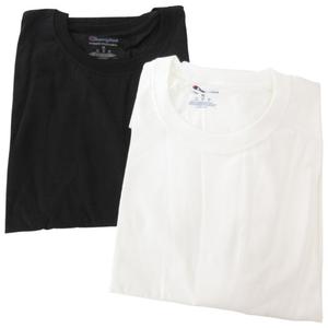 チャンピオン CHAMPION 2点セット Authentic Tシャツ 半袖 XL 白 ホワイト 黒 ブラック /AE メンズ
