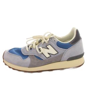 ニューバランス NEW BALANCE U475FB スニーカー シューズ ローカット 青 ブルー 30cm /FF メンズ