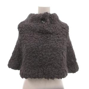 ブラーミン BRAHMIN 美品 ポンチョ アルパカ ライトアウター 秋冬 グレー /MG 