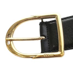 グッチ GUCCI ベルト レザー 80 32 黒 ブラック 163503 492694 /KU ■OH メンズ
