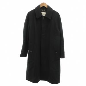 マッキントッシュ MACKINTOSH BEAMS F 別注 22AW BALFIELD ステンカラーコート バルカラー ウール 比翼ボタン ラグランスリーブ 40 ダークグリーン系 /UO メンズ