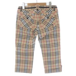 未使用品 バーバリーブルーレーベル BURBERRY BLUE LABEL クロップド  