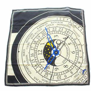 ✨極美品✨【ルイヴィトン】大判スカーフ　モントレ 1988 ガエアウレンティ LOUIS VUITTON ルイ ヴィトン 1988 モントレ ガエ アウレンティ 時計柄