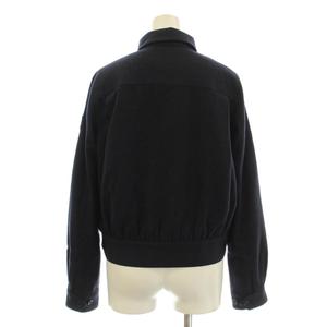 ラルフローレン RALPH LAUREN ブルゾン ステンカラージャケット 中綿 ジップアップ ウール アンゴラ混 カシミヤ混 7 紺 ネイビー JKRLGW2007 /KU レディース