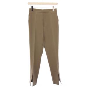 チノ CINOH SLIT PANTS スリットパンツ テーパード スラックス ジップフライ ストレッチ 無地 34 カーキ 21SPT501 /BB レディース