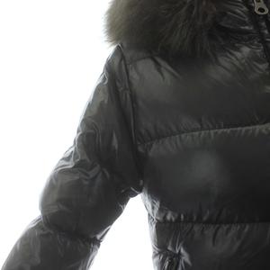 デュベティカ DUVETICA ダウンジャケット ブルゾン ジップアップ ファー ナイロン 38 グレー /KU レディース