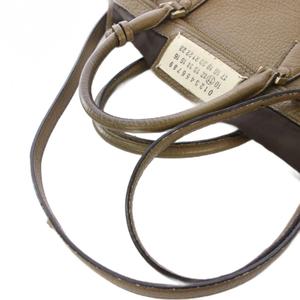メゾンマルジェラ 11 Maison Margiela 11 Classique Mini ショルダーバッグ ハンドバッグ カウレザー 牛革 茶 ブラウン /TK レディース