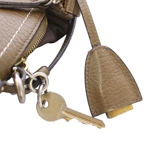 メゾンマルジェラ 11 Maison Margiela 11 Classique Mini ショルダーバッグ ハンドバッグ カウレザー 牛革 茶 ブラウン /TK レディース