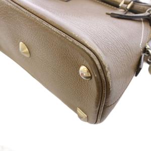 メゾンマルジェラ 11 Maison Margiela 11 Classique Mini ショルダーバッグ ハンドバッグ カウレザー 牛革 茶 ブラウン /TK レディース