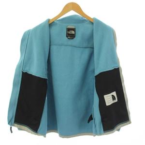 ザノースフェイス THE NORTH FACE ジップアップパーカー デナリジャケット フリース XL 水色 グレー /BM レディース