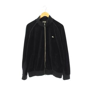 ラコステ LACOSTE ベロアジャケット ジップアップ 5 黒 /AO メンズ 169 