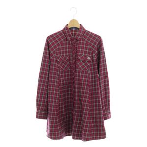 BURBERRY シャツワンピース 紫 38 BURBERRY BLUE LABEL シャツ
