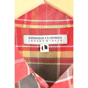 アールニューボールド R.NEWBOLD GOODHOODコラボ シャツ チェック 厚手 