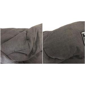 ギルドプライム GUILD PRIME ダウンジャケット ブルゾン ドローコード スタンドカラー 36 グレー /FF ■GY06 レディース