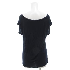 ポールスミス PAUL SMITH Tシャツ カットソー M 半袖 花柄 プリント 白 ホワイト 紺 ネイビー /AE ■GY06 レディース