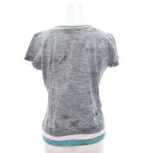 ポールスミス PAUL SMITH Pauly Tシャツ カットソー S 半袖 プリント グレー /AE ■GY06 レディース