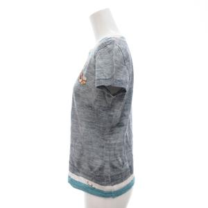 ポールスミス PAUL SMITH Pauly Tシャツ カットソー S 半袖 プリント グレー /AE ■GY06 レディース
