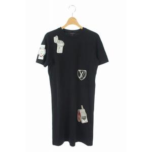 ルイヴィトン LOUIS VUITTON 18AW ワンピース Tシャツ 半袖 台形 ミニ 