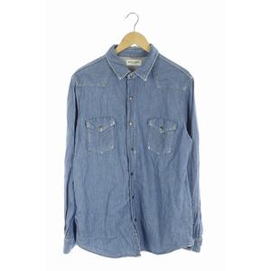 サンローラン パリ SAINT LAURENT PARIS シャツ 長袖 デニム 