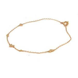 アーカーブラン ahkah blanc ブレスレット K18 750 シャボンハート  