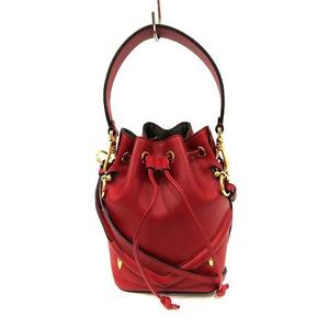フェンディFENDI モントレゾールミニレッド2WAY 巾着