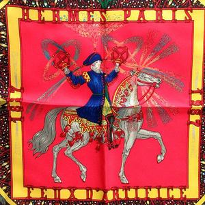 エルメス HERMES FEUX D'ARTIFICE 技巧の火 スカーフ シルク