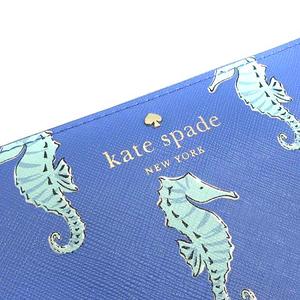 ケイトスペード KATE SPADE 長財布 ラウンドファスナー Adventure Blue 