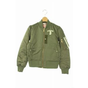 adidas MA-1 ブルゾン　カーキ アディダス adidas ジャケット MA-1 ブルゾン 中綿 ジップアップ