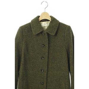 ポールスミス PAUL SMITH ロングコート ステンカラー 42 カーキ 緑 /AA