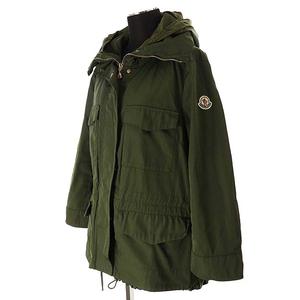 MONCLER フード付きミリタリージャケット サイズ3 ベージュ MONCLER フード付きミリタリージャケット サイズ3 ベージュ