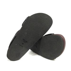 CELINE クロスストラップサンダル ブラック CELINE クロスストラップサンダル ブラック