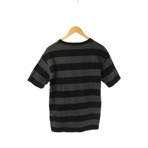 ナンバーナイン NUMBER (N)INE DENIM ボーダーTシャツ 半袖 M グレー