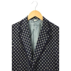 グッチ GUCCI 18SS G柄 小紋柄 テーラードジャケット コットン 総裏地 