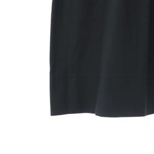 フェンディ FENDI フレアスカート 膝丈 ジップフライ 42 黒 ブラック  