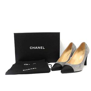 シャネル CHANEL パンプス ハイヒール ポインテッドトゥ ココマーク